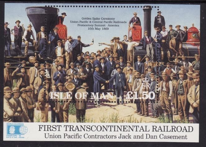 Man 1992 - Bloc Yv.no.19 neuzat