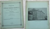 Cumpara ieftin Hellzig , Programul Liceului protestant de 4 clase , Sibiu , 1895 , Hermannstadt