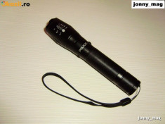 Lanterna POLICE / ULTRAFIRE cu Led CREE T6 si ZOOM Gama ELITE Pachet NOU foto