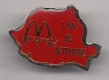 Insigna-Mc Donald s-1an de activitate