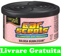 Odorizante auto California Car Scents odorizant Balboa Bouble Gum foto