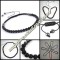 COLIER 30 PIETRE CRISTALE SWAROVSKI NEGRE JET SHAMBALLA SAMBALA SHAMBALA SAMBALLA CHAMBALA 14 HEMATITE MAGNETI FASHION MEDICINAL