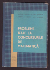 T. Roman s.a. - Probleme date la concursurile de matematica foto