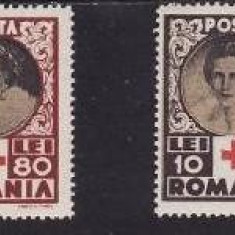 Romania 1945 - Crucea Rosie,serie completa,neuzata