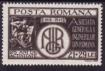 B3116 - Romania 1943 - AGIR 1v.,serie completa,neuzata