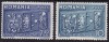 C2569 - Romania 1938 - Intelegerea Balcanica,2v.,serie completa,neuzata, Nestampilat