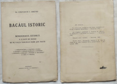 Dr. Constantin V. Dimitriu , Bacaul istoric ,Monografia istorica , 1936 foto