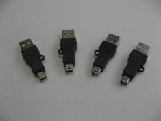 Adaptor USB tata la mini USB tata foto