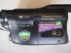 CAMERA VIDEO PANASONIC RX 20 CU INCARCATOR SI ACUMULATORI DEFECTA foto