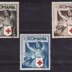 Romania 1941 - Crucea Rosie,serie completa,neuzata