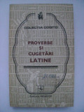 Proverbe si cugetari latine, Cogito, 1976, Albatros