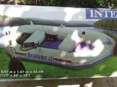 BARCA PNEUMATICA SEAHAWK 2 INTEX- PENTRU 4 PERSOANE- IDEALA PENTRU PESCUIT SI AGREMENT foto