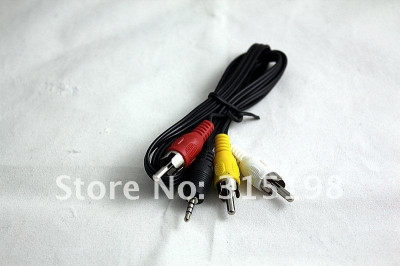 Cablu audio video (AV) 2.5mm Jack la 3 x RCA foto