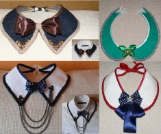 Gulere detasabile handmade foto