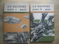 A.E. Baconsky - Scrieri I + II - poezii + proze - 2 volume foto