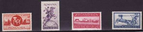 Romania 1944 - Asistenta PTT 4v.,serie completa,neuzata