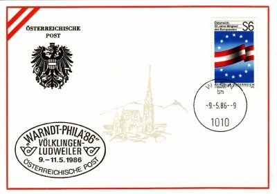 7960 - Austria carte maxima 1986 foto