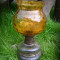 Lampa veche pe gaz romaneasca--pentru decor rustic-traditional--nr2