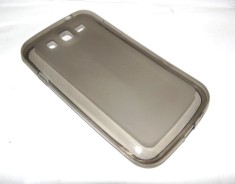 husa transparenta silicon antiradiatii samsung galaxy grand i9080 + folie ecran foto