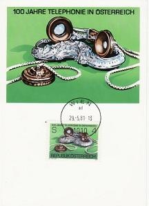 5297 - Austria 1981 - carte maxima foto