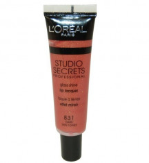 Luciu de buze, L Oreal Studio Secrets by LOreal 14 ML - Dark Skin Tones #831 foto