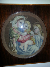 Goblen vechi - Madonna della seggiola foto