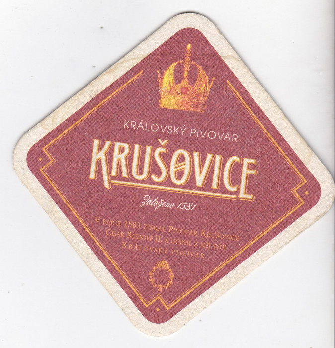 Suport de pahar / Biscuite KRUSOVICE