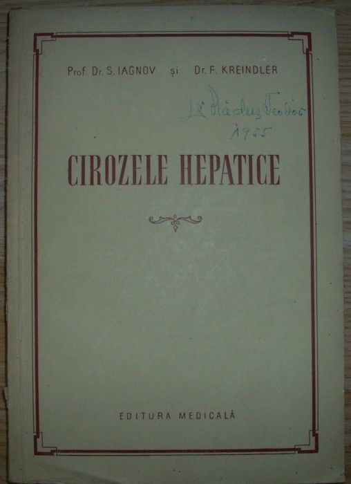 S. Iagnov si F. Kreindler - Cirozele hepatice