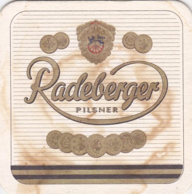 Suport de pahar / Biscuite RADEBERGER PILSNER foto