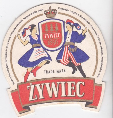 Suport de pahar / Biscuite ZYWIEC foto