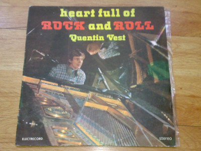 Disc vinil QUENTIN VEST Heart full of Rock and Roll foto