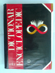 Dictionar enciclopedic, vol. 1 (A-C), Ed. Enciclopedica, 1993, 508 pag. foto