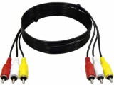 Cumpara ieftin Cablu AV triplu RCA - triplu RCA 1.2m (233), Cabluri RCA