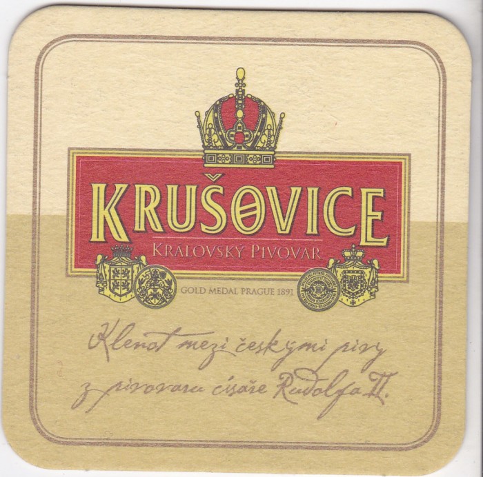 Suport de pahar / Biscuite KRUSOVICE