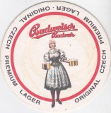 Suport de pahar / Biscuite BUDWEISER BUDVAR