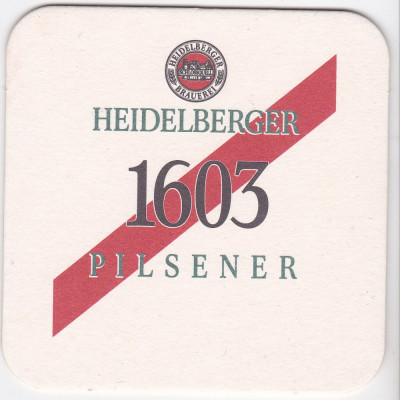 Suport de pahar / Biscuite HEIDELBERGER PILSENER foto