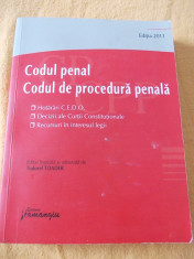 CODUL PENAL , CODUL DE PROCEDURA PENALA - TUDOREL TOADER foto