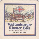 Suport de pahar / Biscuite WELTENBURGER KLOSTER BIER