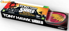 TONY HAWK SHRED WITH BOARD XBOX360 pachet complet nou foto