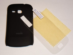 Husa Moshi Protectie spate Hard case Samsung Galaxy mini 2 S6500 + Folie protectie Cadou! foto