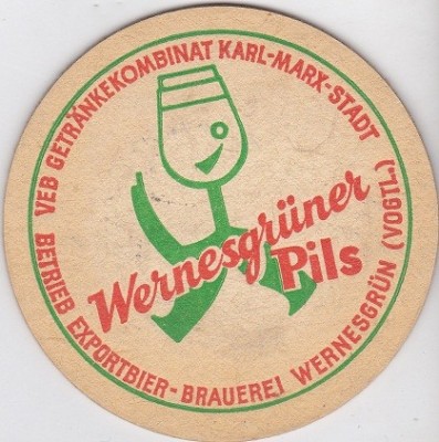 Suport de pahar / Biscuite Rara si Veche WERNESGRUNER PILS foto