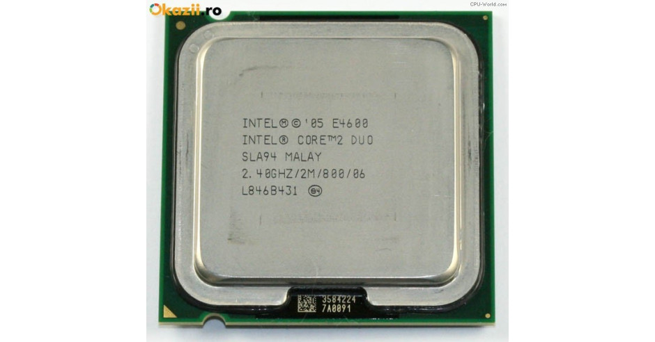 Intel core 2 duo e4600 какой сокет