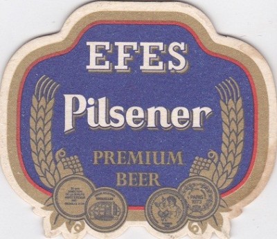 Suport de pahar / Biscuite EFES PILSENER foto