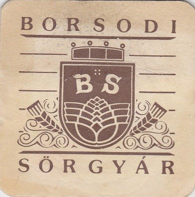 Suport de pahar / Biscuite Rara si Veche BORSODI SORGYAR