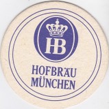 Suport de pahar / Biscuite HOFBRAU MUNCHEN