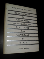 Exploatarea Si Repararea Retelelor Electrice - A. Baciu T. Laszlo foto