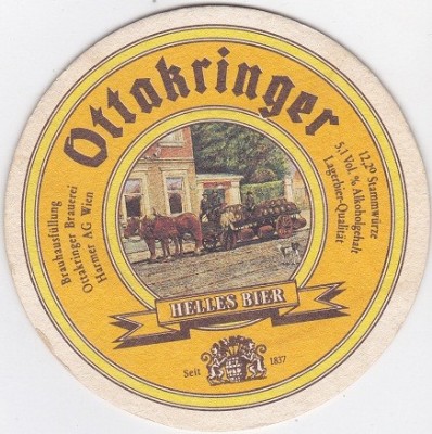 Suport de pahar / Biscuite OTTAKRINGER foto