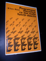 Programarea Stocastica Cu Mai Multe Functii Obiectiv - I.m. Stancu-Minasian foto