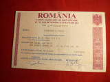 Cupon Nominativ de Privatizare , cal.F.Buna -Romania, Romania de la 1950