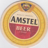 Suport de pahar / Biscuite Rara si Veche AMSTEL BEER